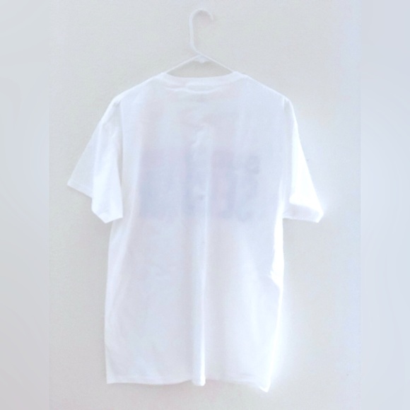 Bud Light Seltzer Logo White Hanes T-Shirt Men’s Unisex Size L 100% Cotton New - Picture 3 of 4